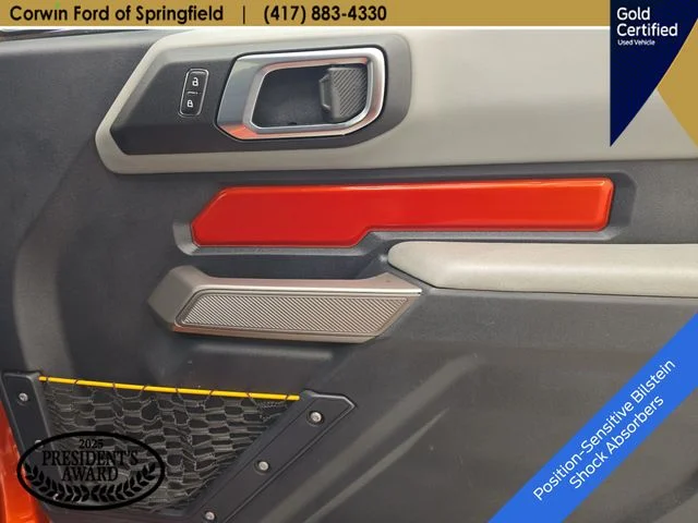 Certified Used 2023 Hot Pepper Red Metallic Tinted Clearcoat Ford Badlands image 15