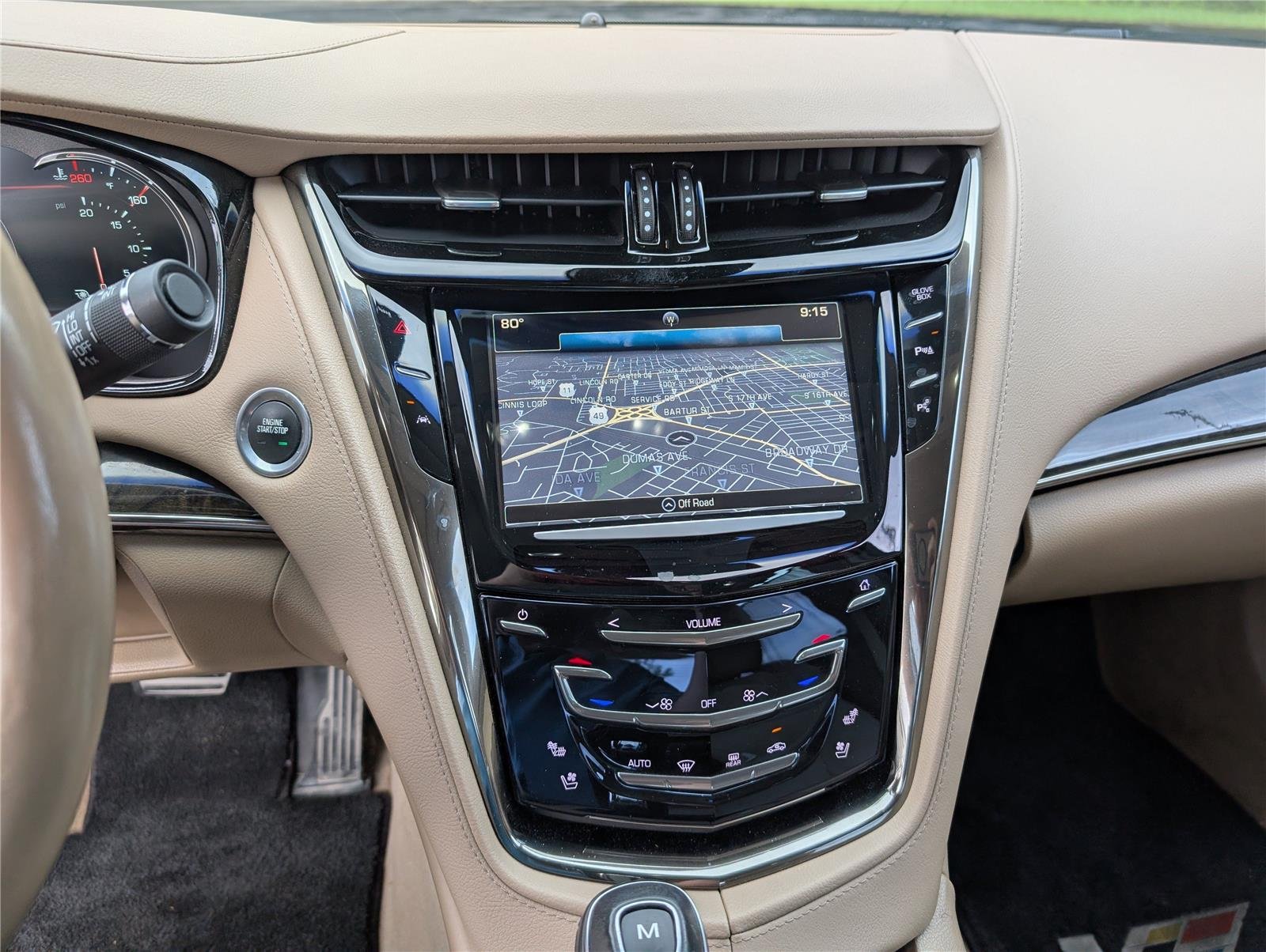 Used 2016 CRYSTAL WHITE TRICOAT Cadillac V-Sport Premium RWD image 15