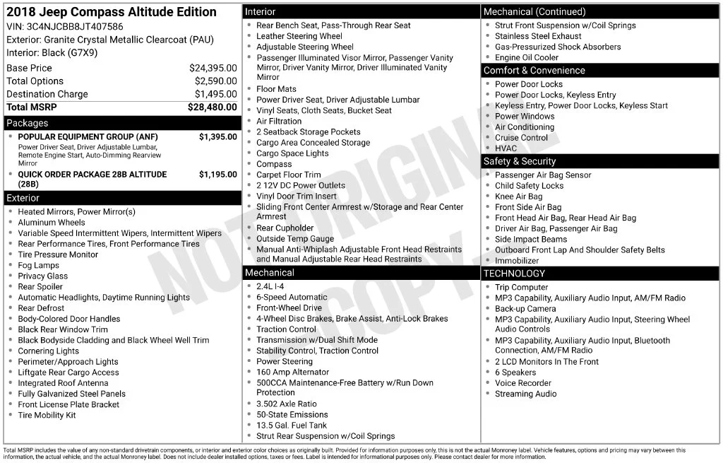Used 2018 Gray Jeep Latitude image 3