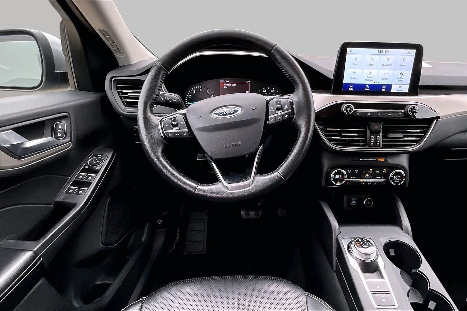 Used 2021 Iconic Silver Metallic Ford SEL image 7
