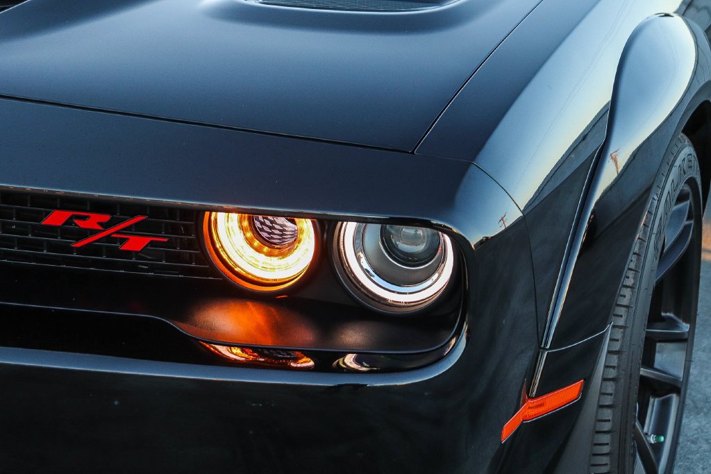 Used 2023 Pitch Black Clearcoat Dodge R/T Scat Pack Widebody image 5