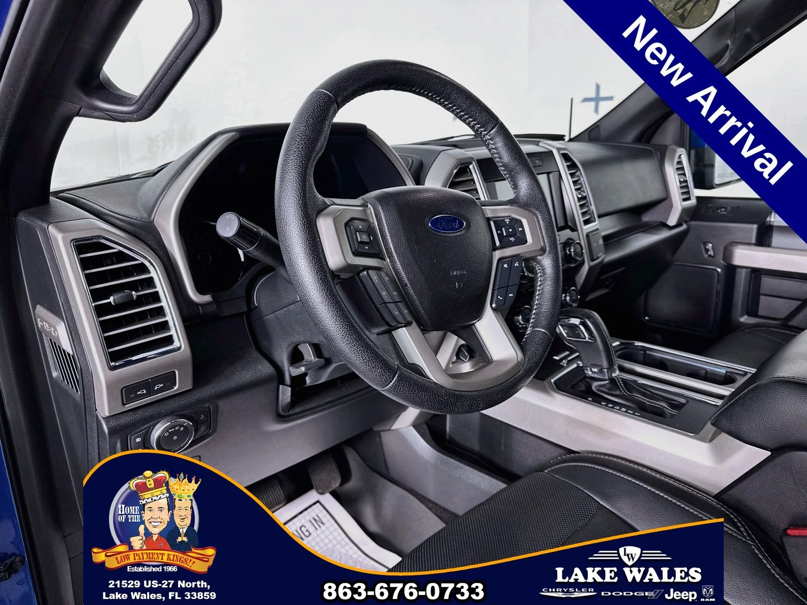Certified Used 2016 Blue Ford Lariat image 9