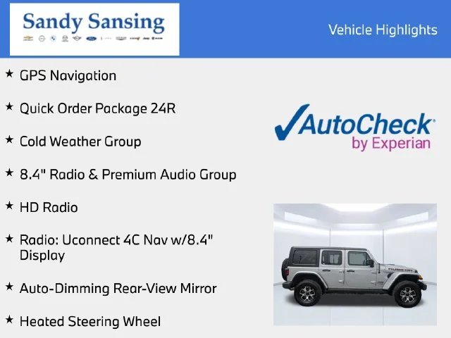 Used 2019 Silver Jeep Unlimited Rubicon image 7