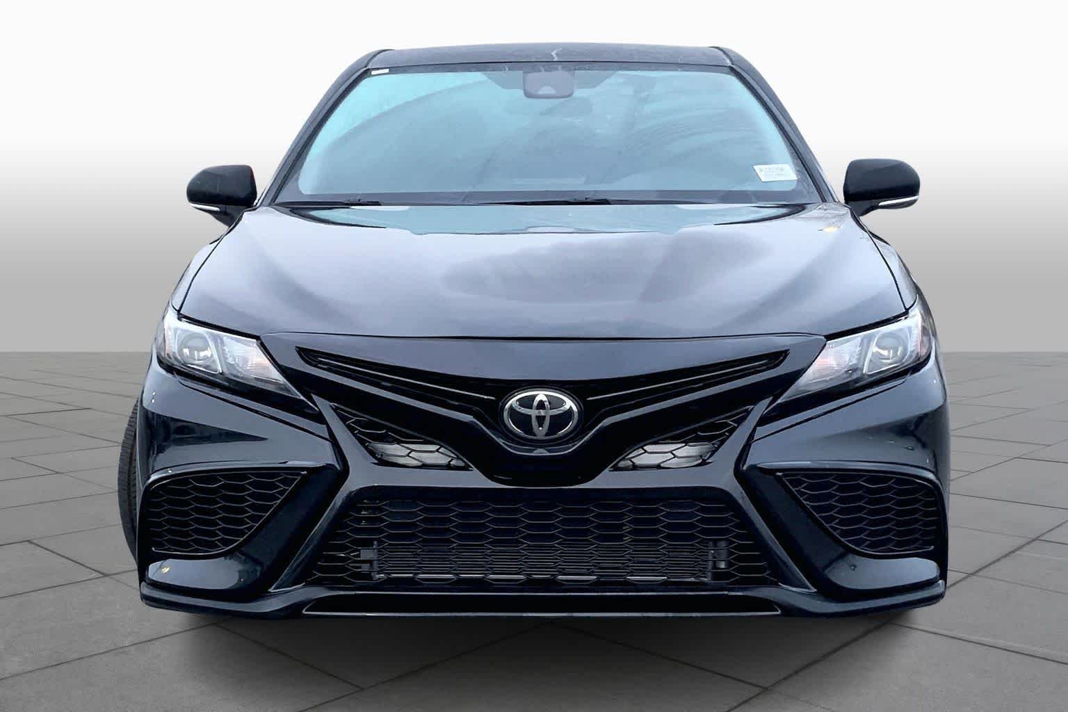 Used 2023 Midnight Black Metallic Toyota SE Nightshade image 3