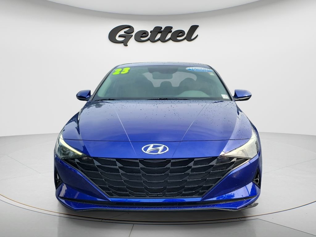 Certified Used 2023 Blue Hyundai SE image 2