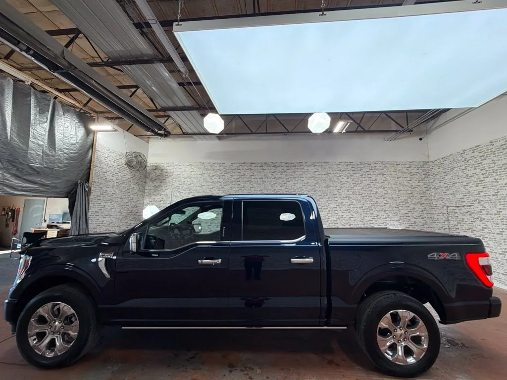 Used 2023 Antimatter Blue Metallic Ford Platinum image 4