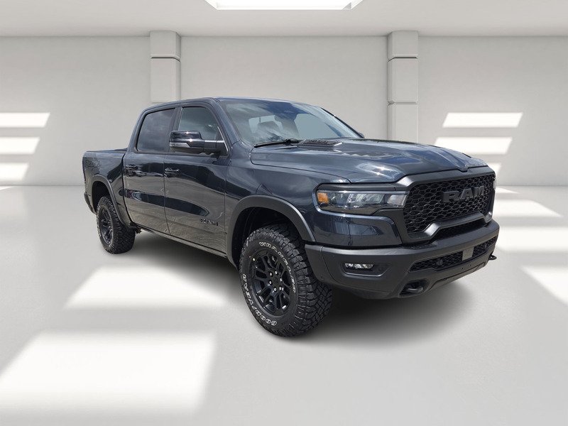 New 2026 Forged Blue Metallic Exterior Paint RAM REBEL 4X4 CREW CAB 5