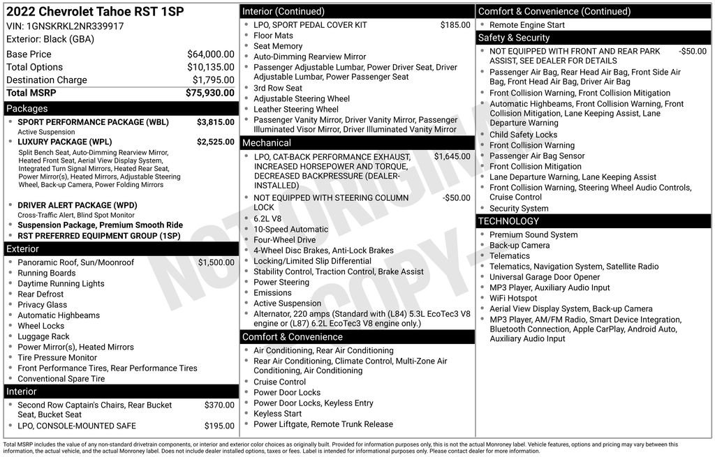 Used 2022 Black Chevrolet RST image 24