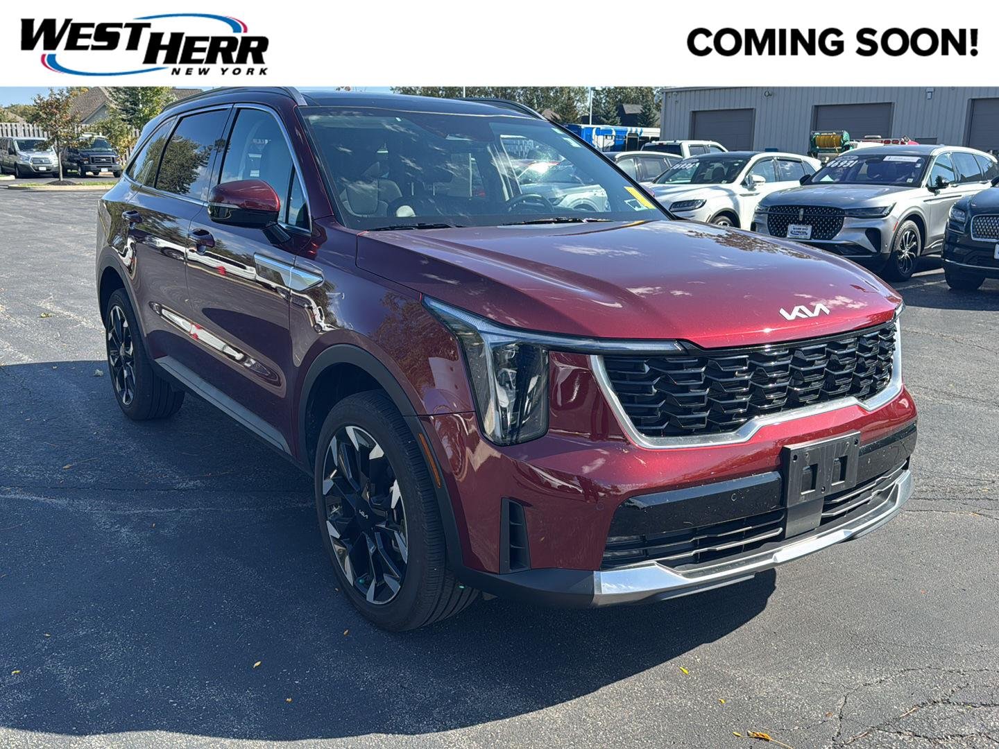 Used 2025 Dawning Red Kia EX image 1