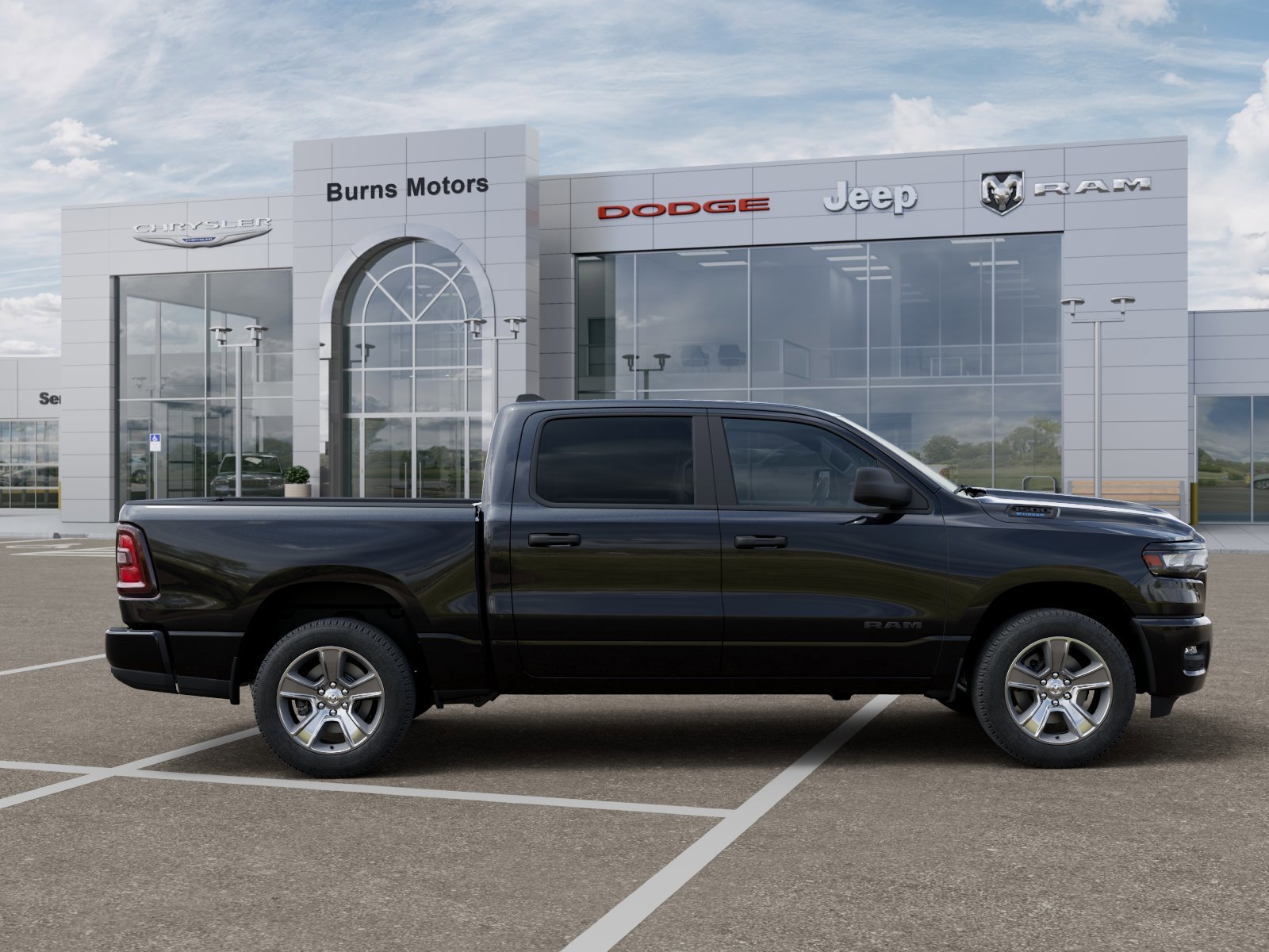 New 2026 Diamond Black Crystal Pearl-Coat Exterior Paint Ram Express image 21