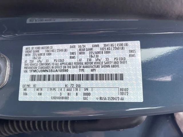 Used 2025 Vapor Blue Ford ST-Line image 34