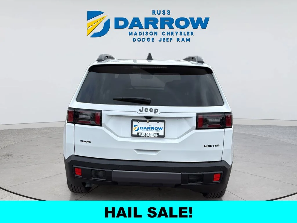 New 2026 Bright White Clear-Coat Exterior Paint Jeep Limited image 4