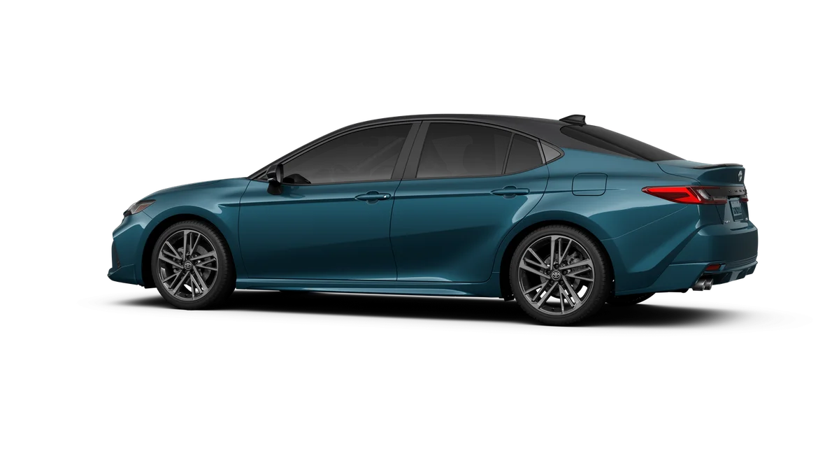New 2026 Ocean Gem with Midnight Black Metallic roof Toyota XSE image 5