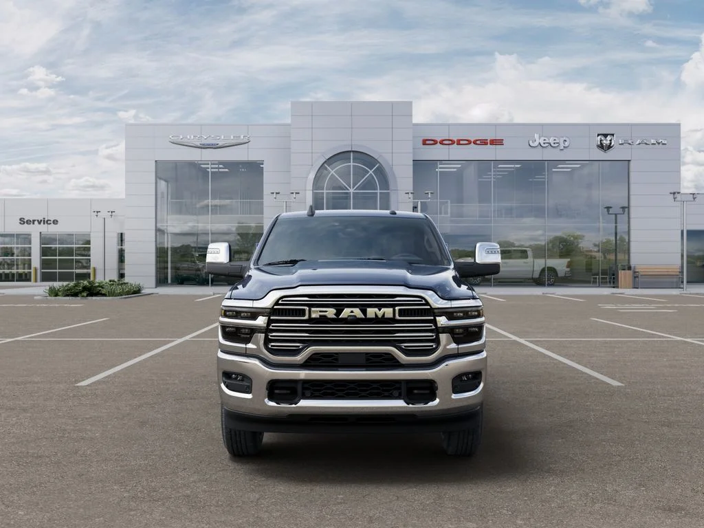 New 2025 Forged Blue Metallic Exterior Paint RAM Laramie image 6