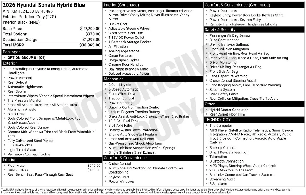 Used 2026 Gray Hyundai Blue image 17