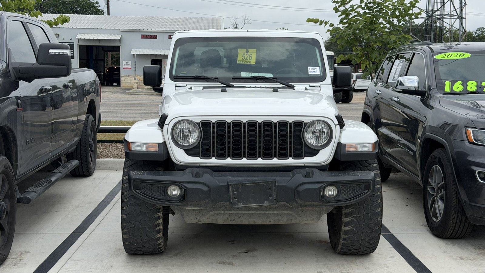 Certified Used 2025 Bright White Clearcoat Jeep Nighthawk image 2