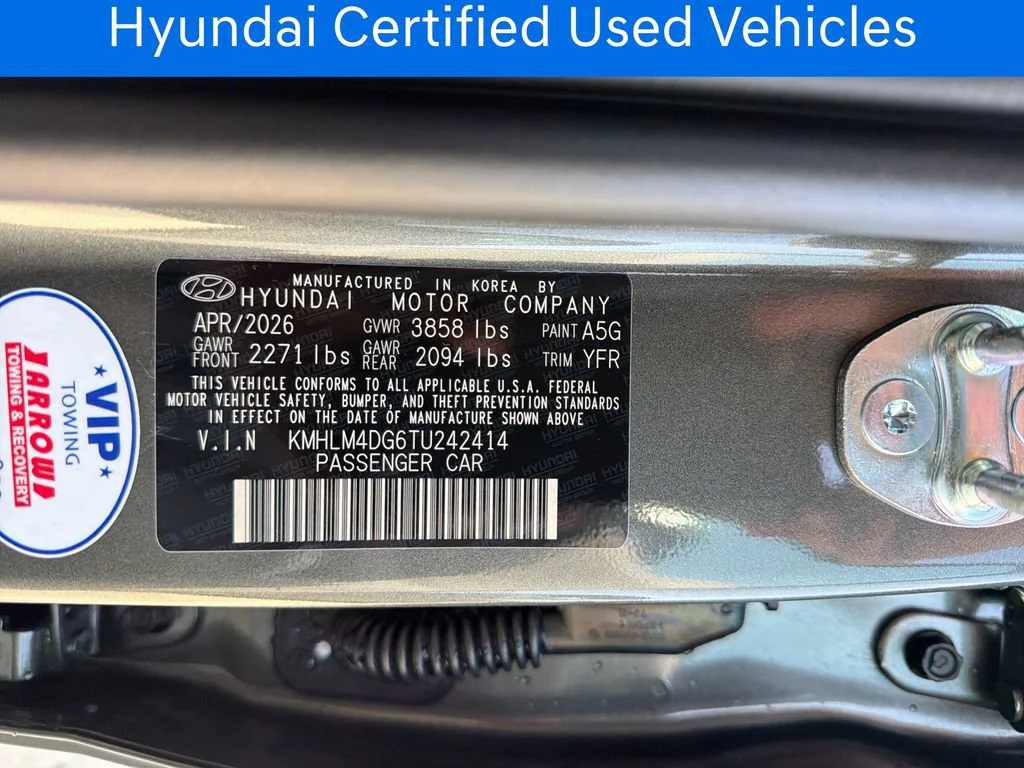 Certified Pre-Owned 2026 Hyundai Elantra SEL Sport