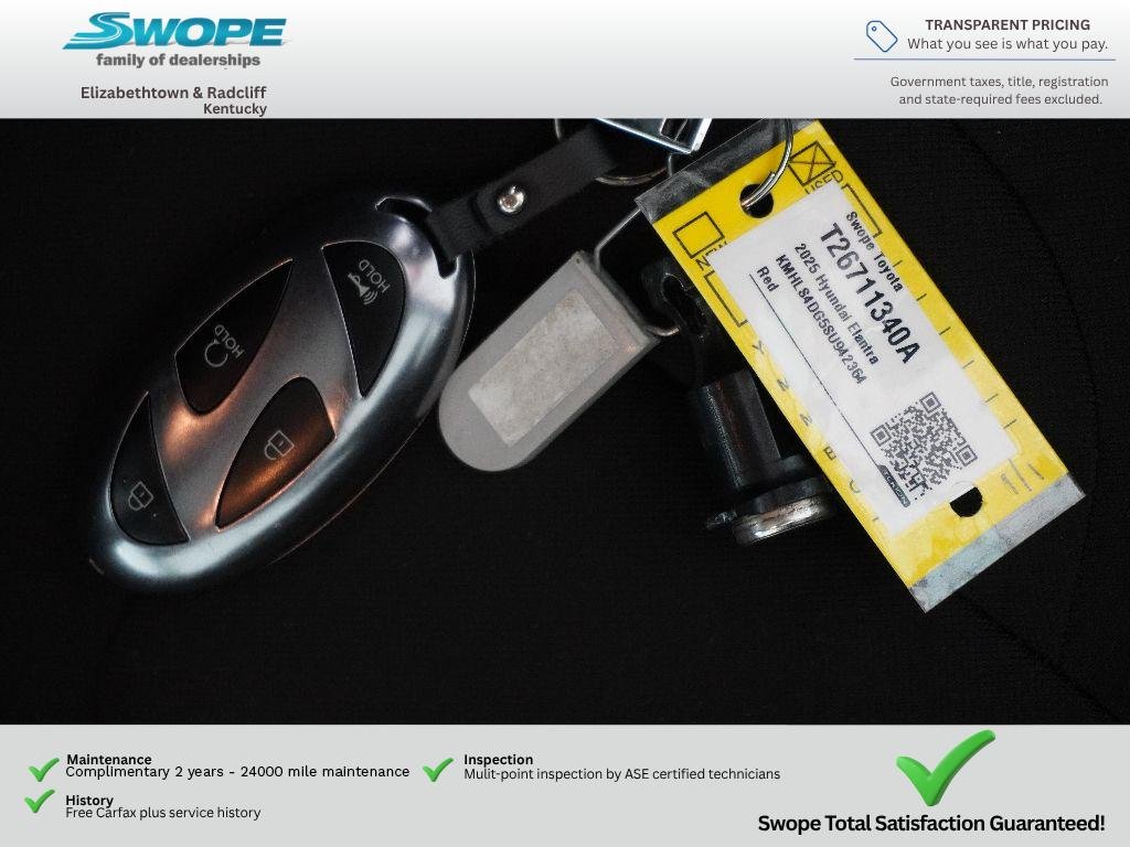 Used 2025 Ultimate Red Hyundai SEL Convenience image 31