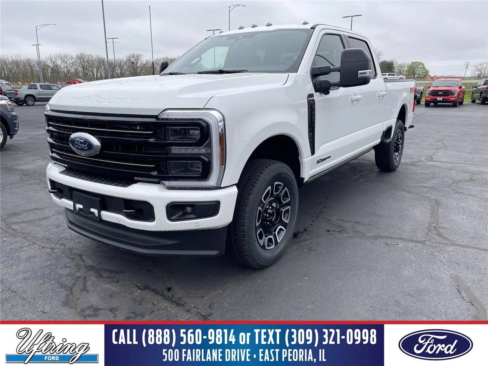 New 2026 Star White Metallic Tri-Coat Ford Platinum image 1