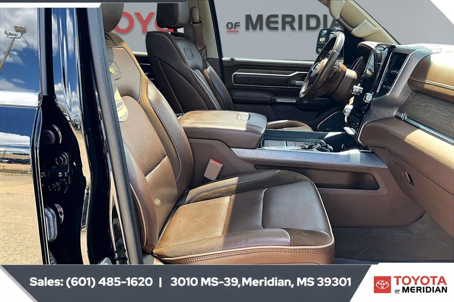 Used 2021 Diamond Black Crystal Pearlcoat Ram Longhorn image 6