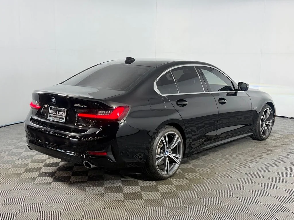 Certified Used 2022 Black BMW 330e iPerformance image 5