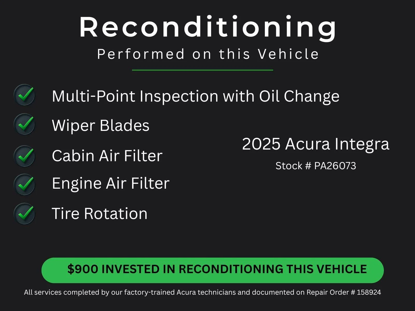 Certified Used 2025 Majestic Black Pearl Acura A-SPEC TECH image 6