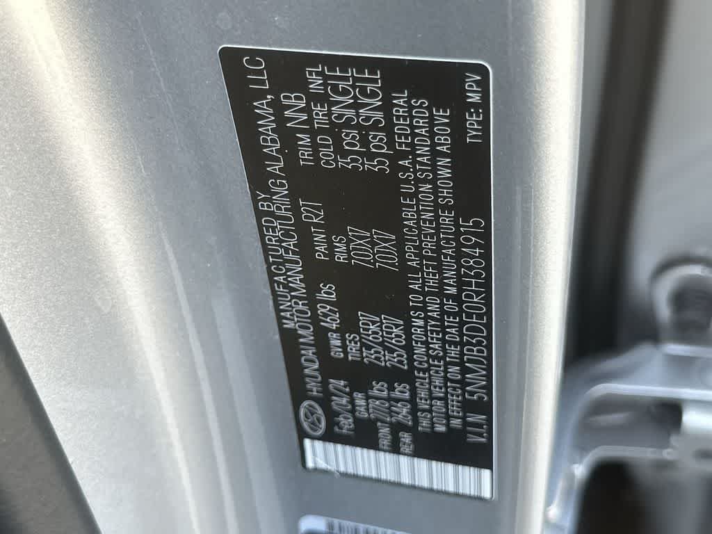 Used 2024 Shimmering Silver Hyundai SEL image 29