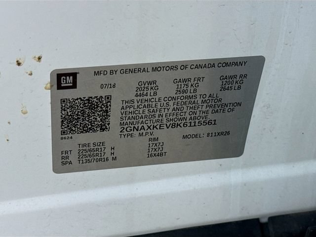 Used 2019 SUMMIT WHITE Chevrolet LT image 31