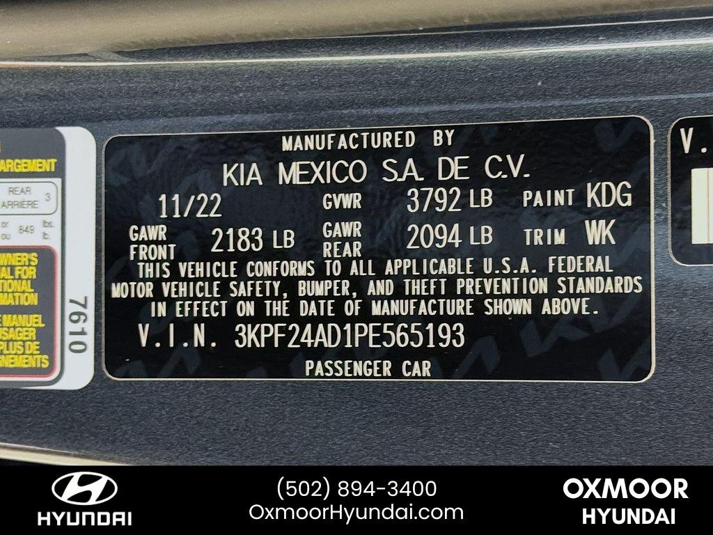 Used 2023 Gravity Gray Kia LXS image 29