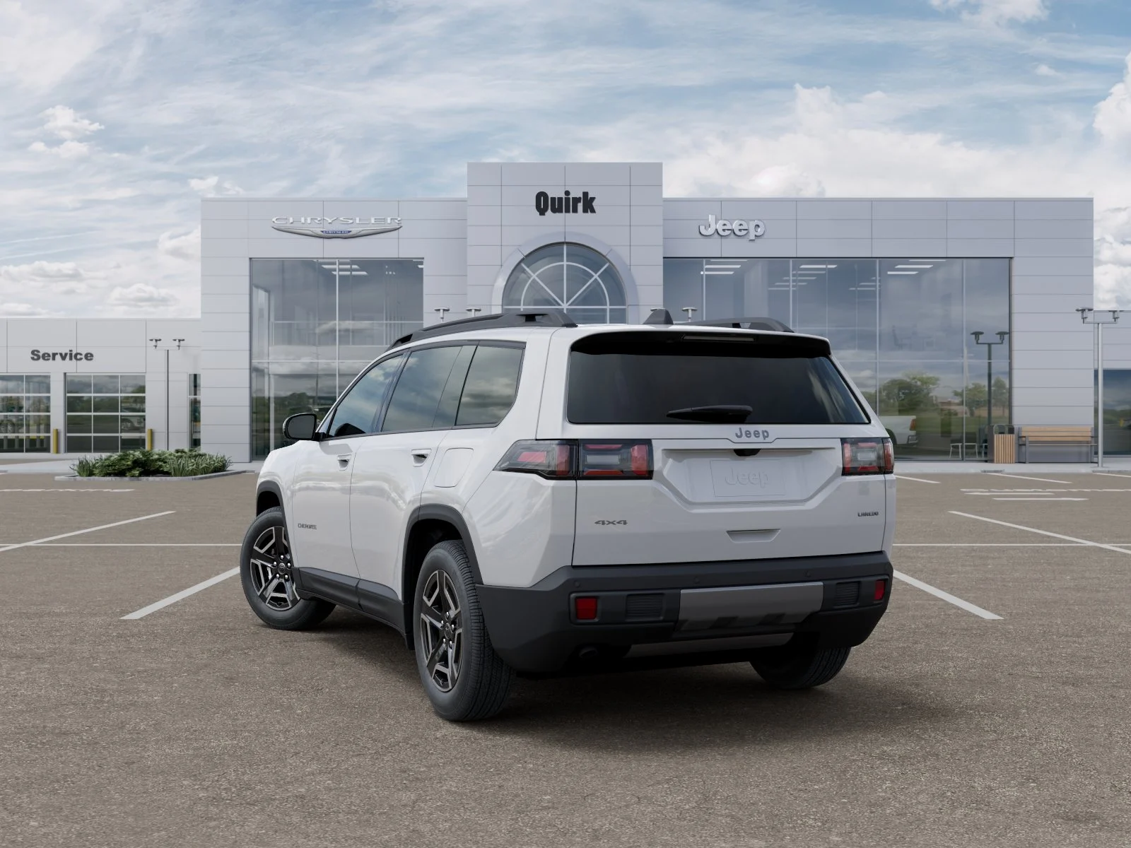 New 2026 Bright White Clear-Coat Exterior Paint Jeep Laredo image 29