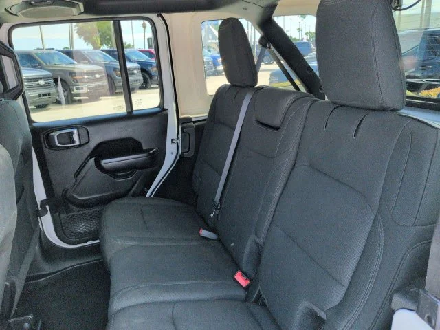 Certified Used 2021 Bright White Clearcoat Jeep Unlimited Sport S image 14