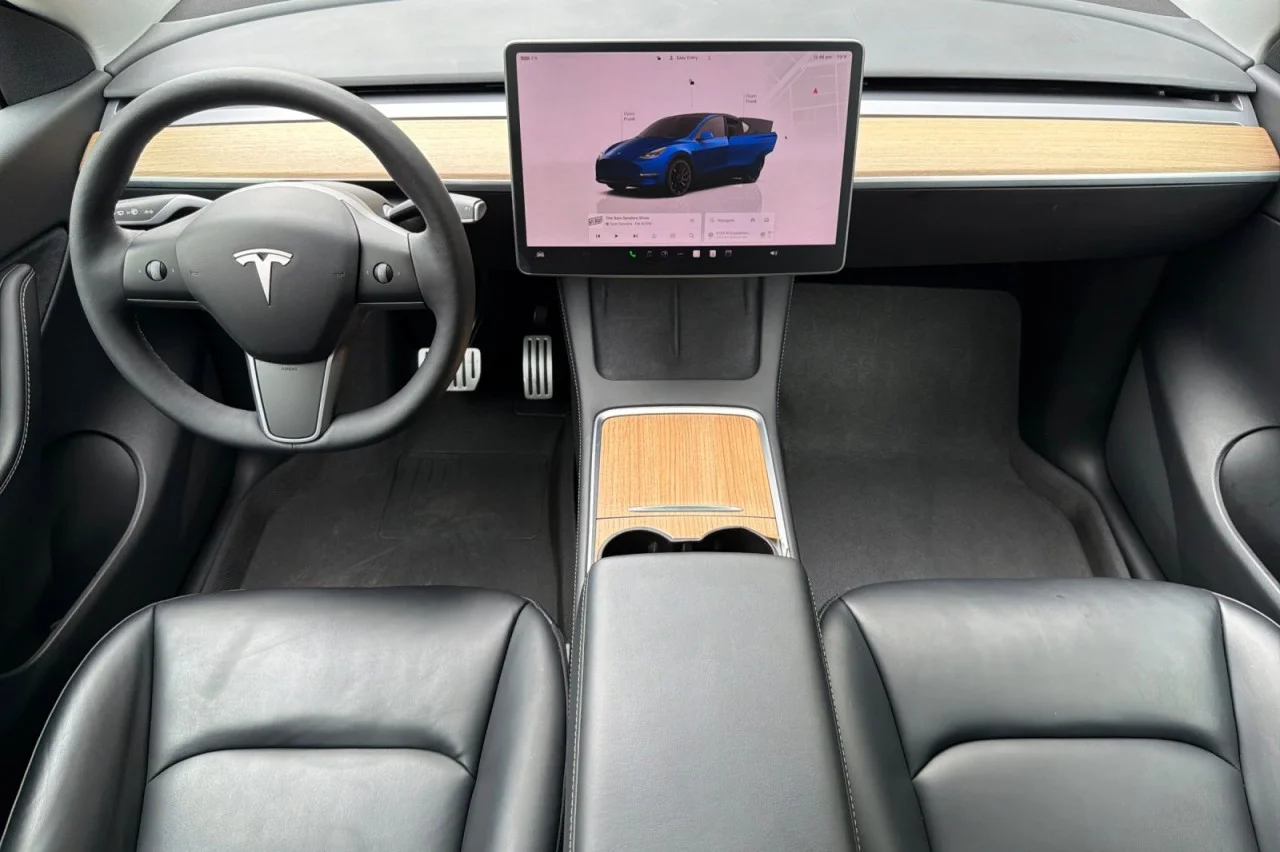 Used 2022 BLUE Tesla Performance image 12