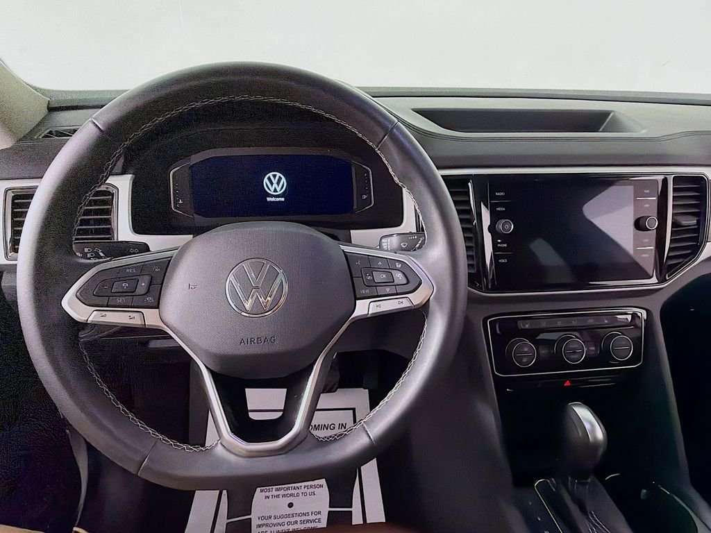 Used 2023 Opal White Pearl Volkswagen 3.6L V6 SEL image 11