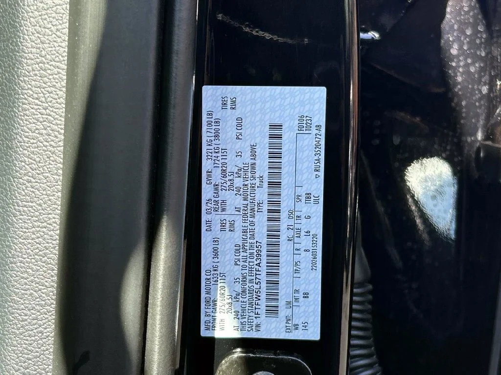 Used 2026 Agate Black Metallic Ford Lariat image 10
