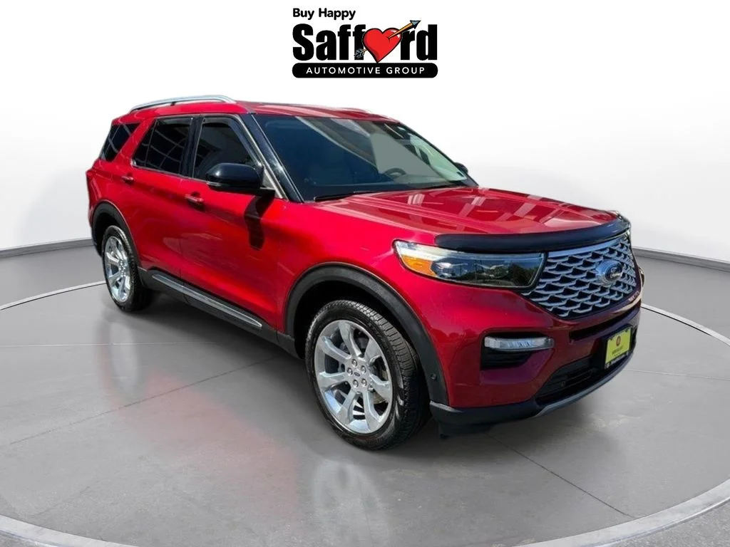 Used 2020 Red Ford Platinum image 9