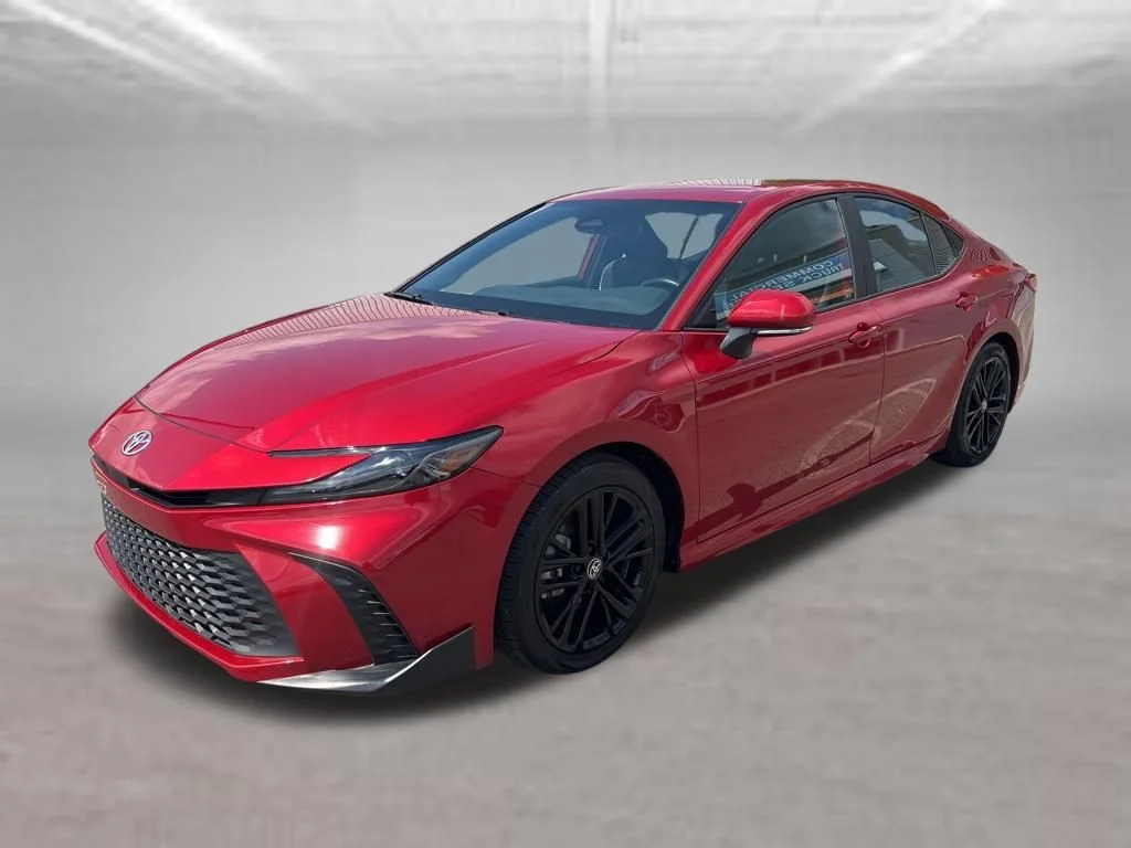 Used 2025 Red Toyota SE image 2