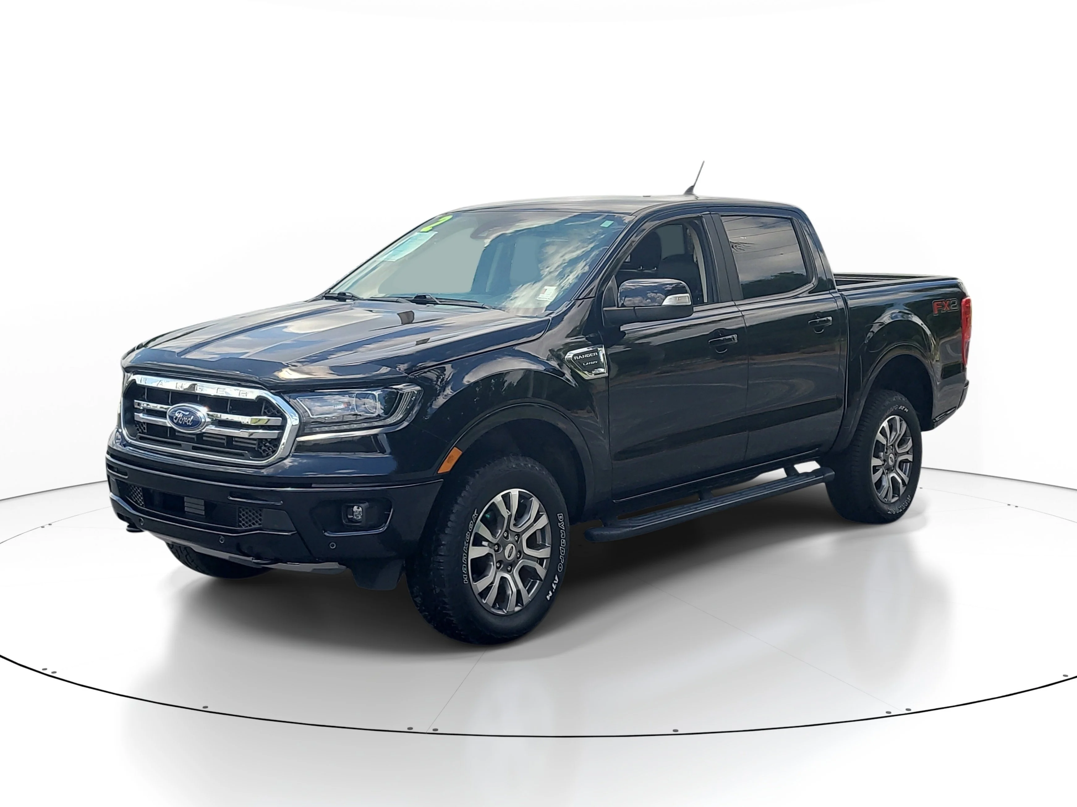 Used 2022 Shadow Black Ford LARIAT image 3