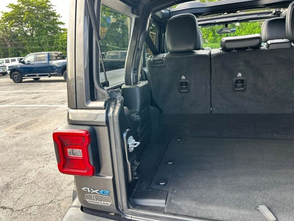 Used 2022 Gray Jeep Unlimited Sahara 4xe image 33