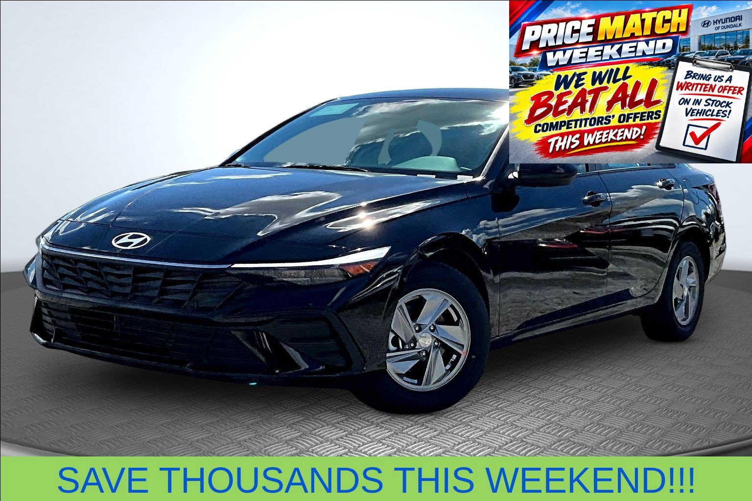 New 2026 Black Hyundai SE image 1