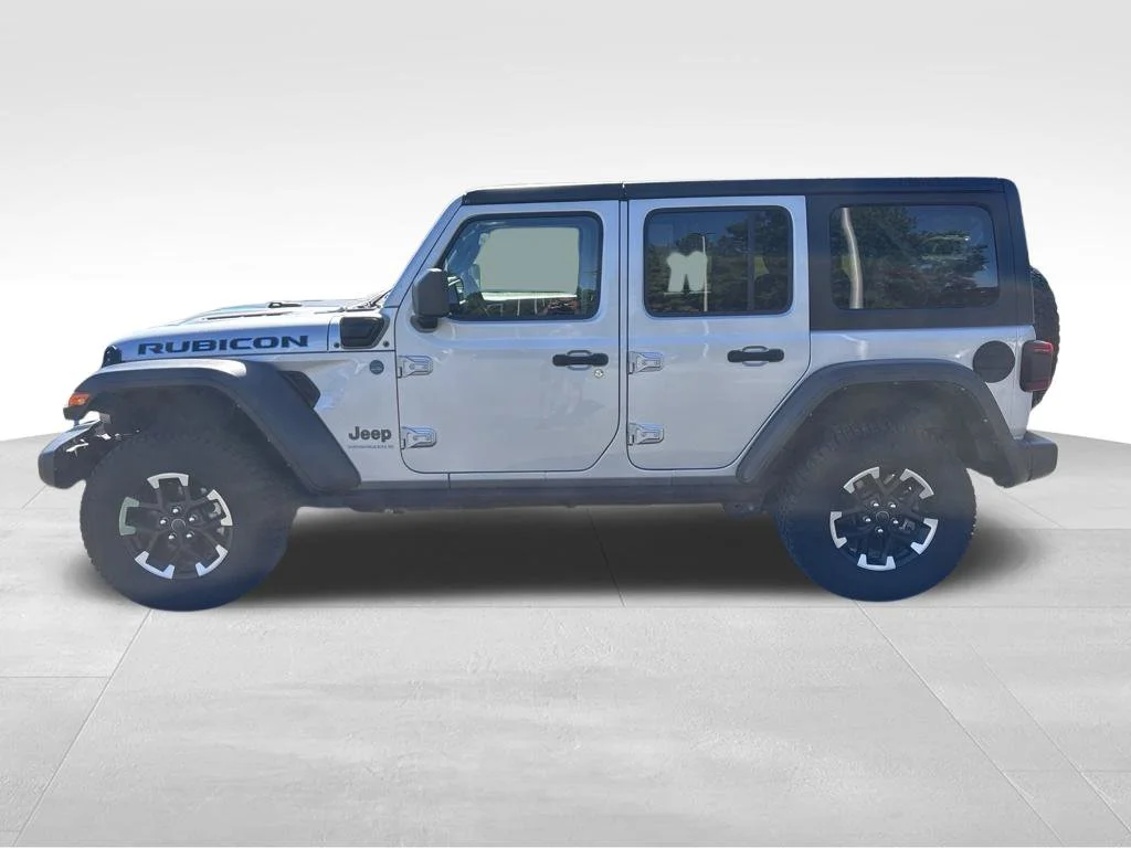 Used 2024 Silver Jeep Rubicon 4xe image 1