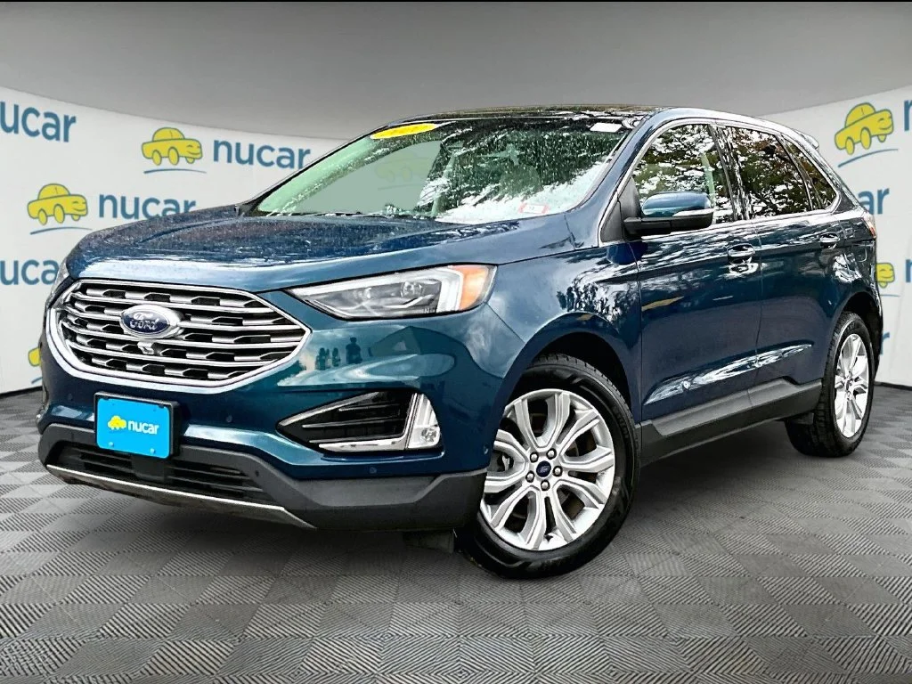 Used 2020 Green Metallic Ford Titanium image 3