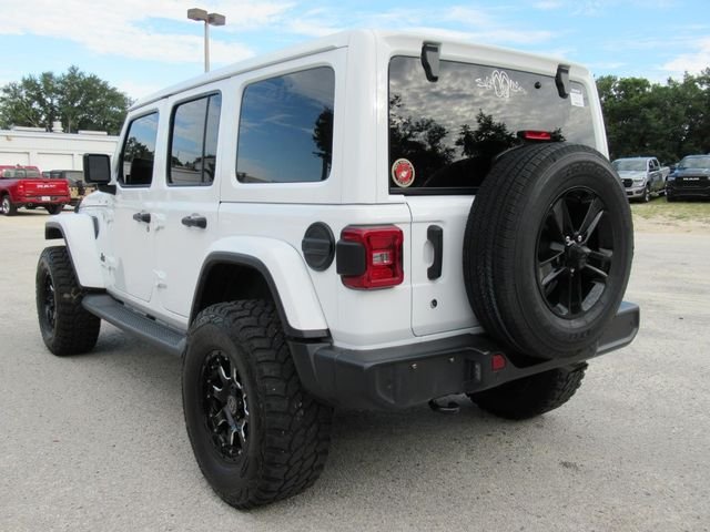Used 2019 White Jeep Unlimited Sahara Altitude image 3