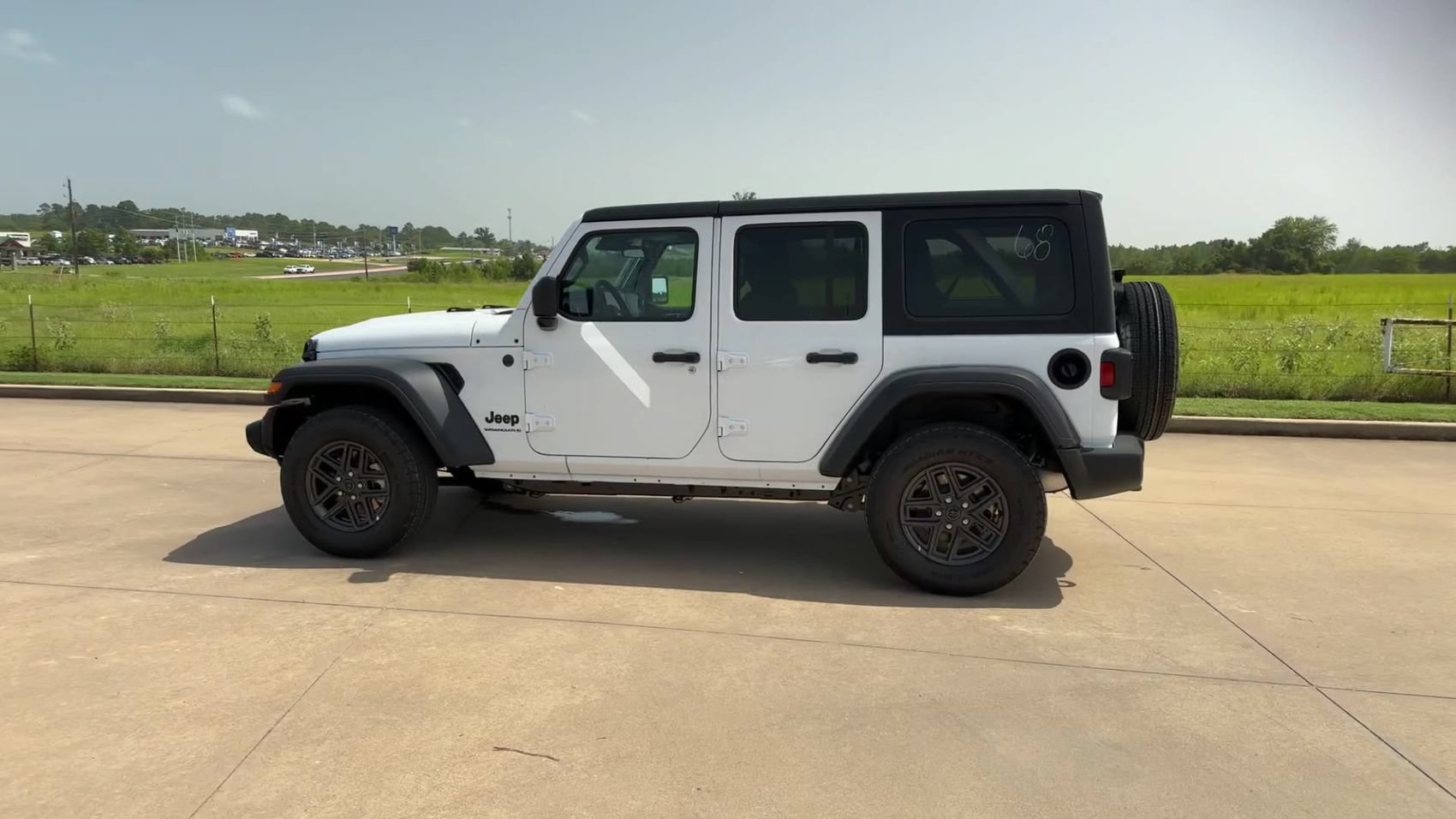 New 2024 Bright White Clearcoat Jeep Sport S image 5