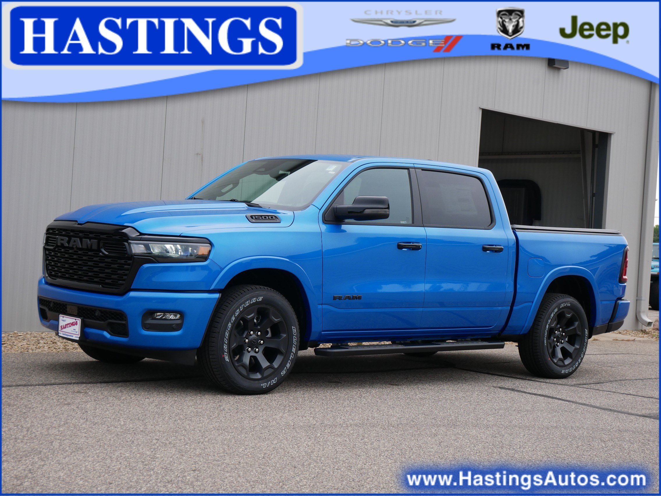 New 2026 Hydro Blue Pearlcoat RAM Big Horn image 1