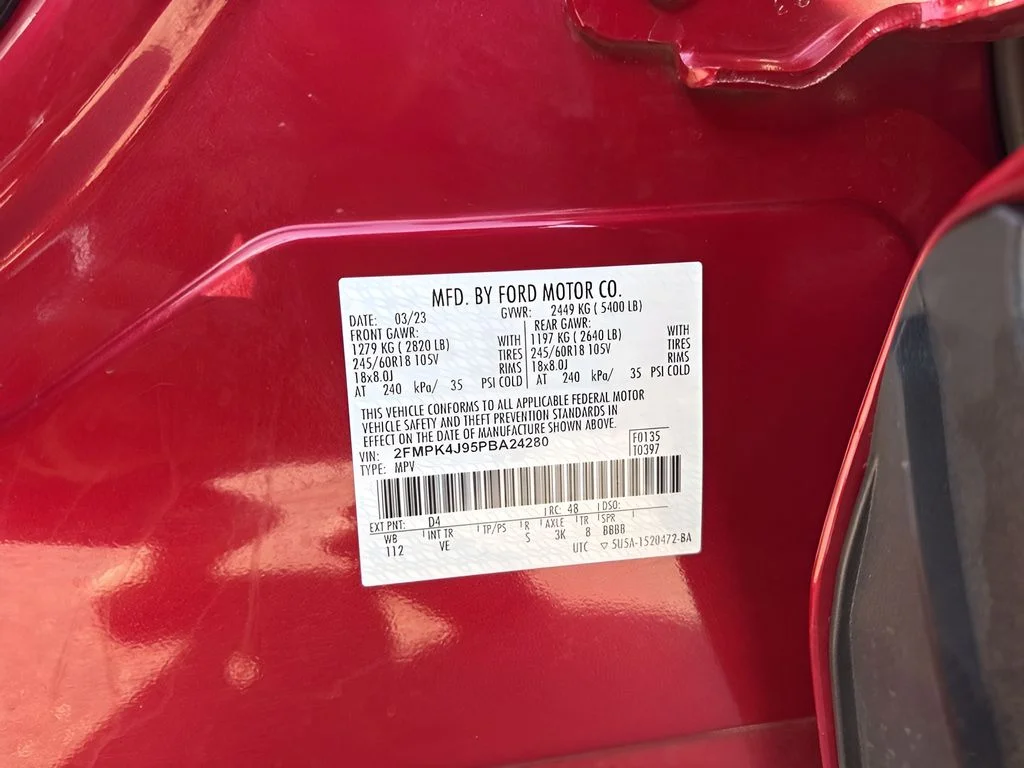 Used 2023 Red Ford SEL image 36