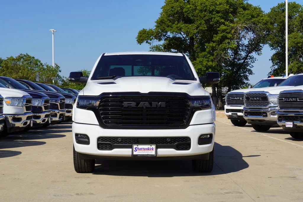New 2026 Bright White Clear-Coat Exterior Paint RAM Laramie image 2