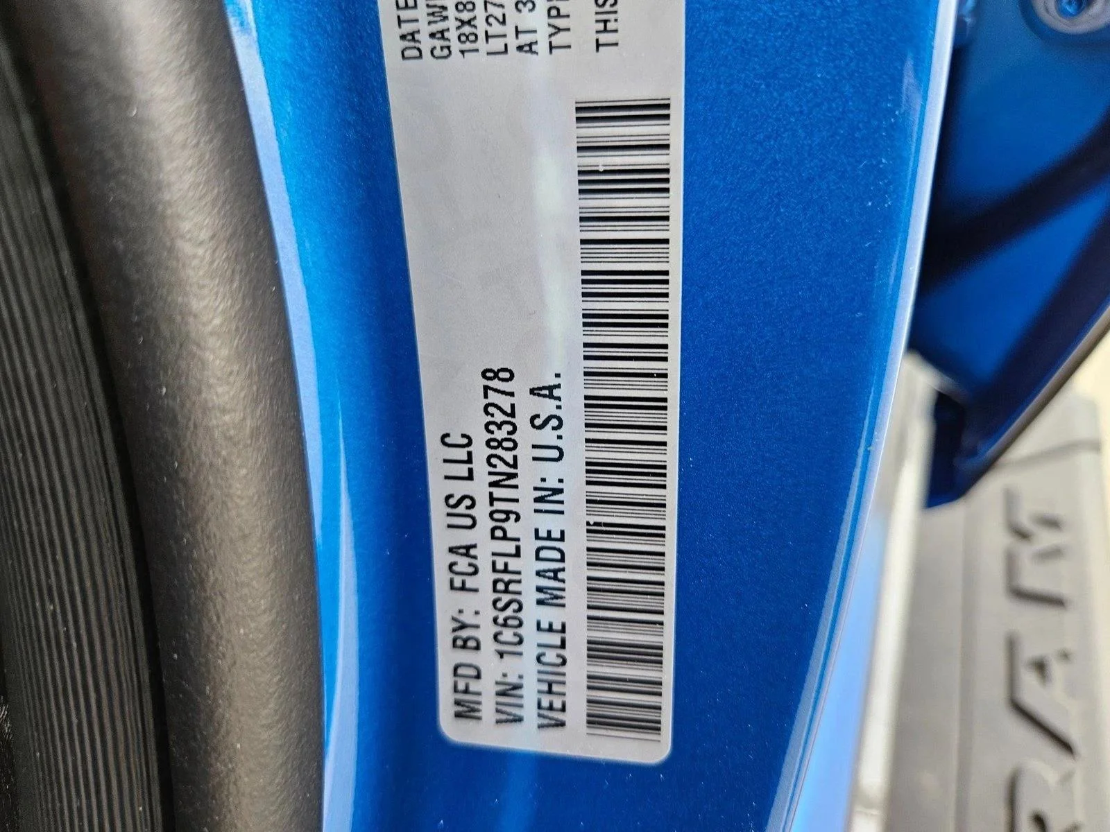 New 2026 Hydro Blue Pearl-Coat Exterior Paint RAM Rebel image 17