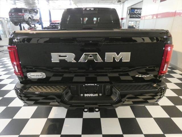 New 2026 Diamond Black Crystal Pearlcoat RAM Limited Longhorn image 7