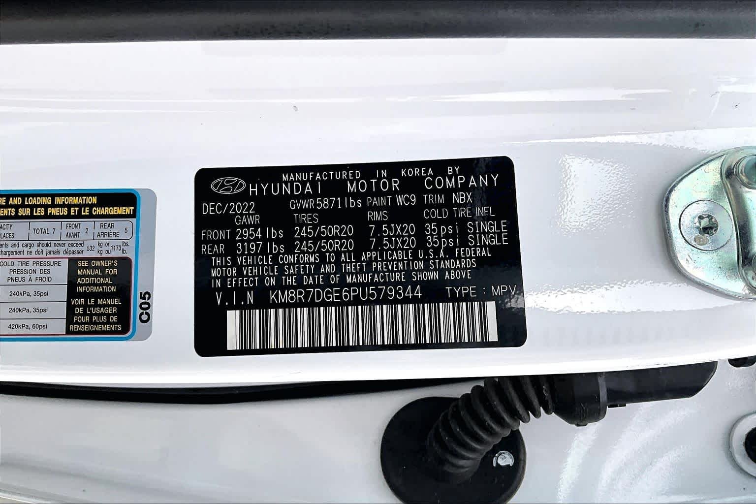 Certified Used 2023 Hyper White Hyundai Calligraphy image 36