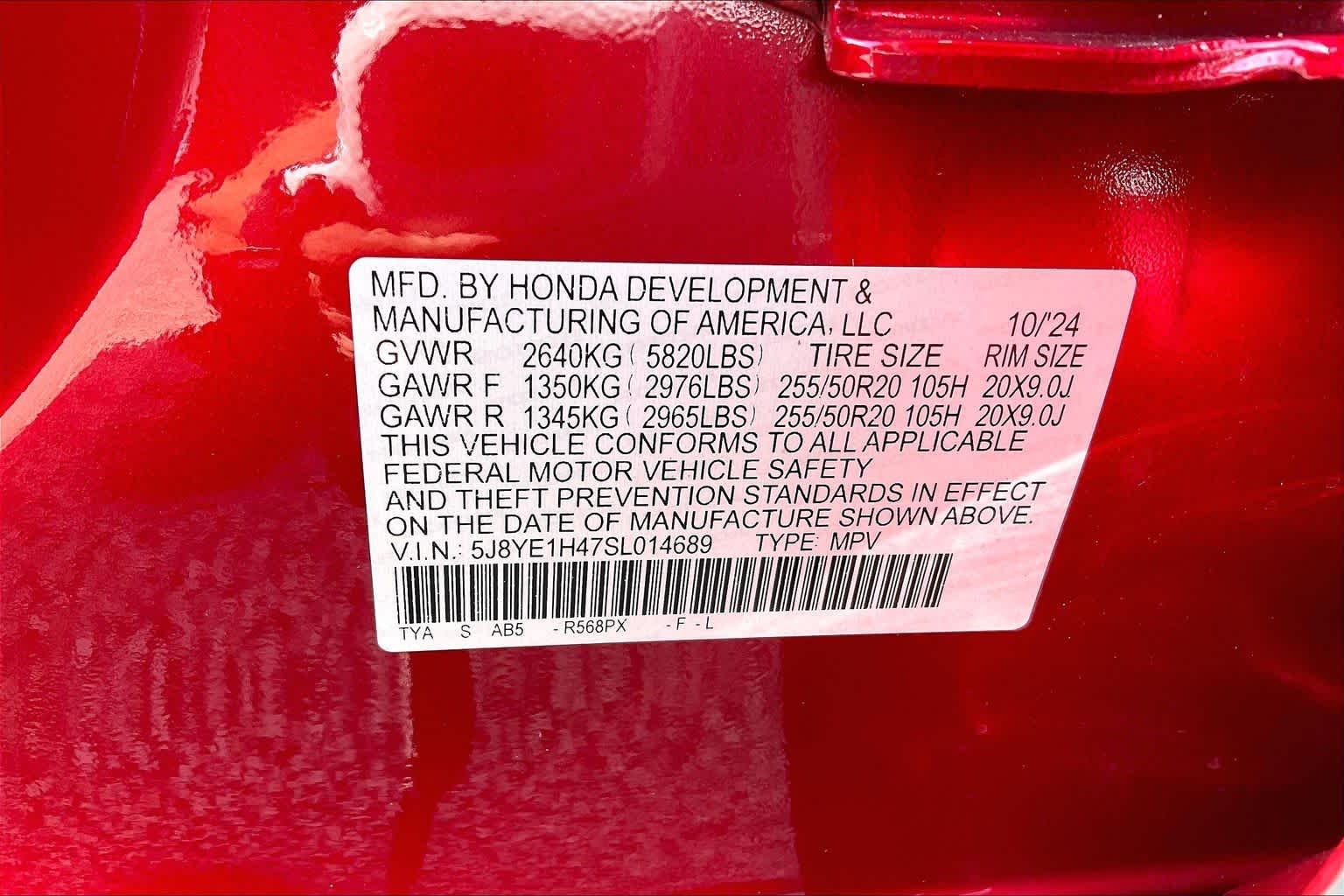Used 2025 Performance Red Pearl Acura w/Technology Package image 33